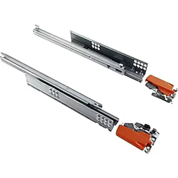 BLUM 550F4000.03 40 CM BAS AÇ TANDEM TEK AÇILIM ÇEKMECE RAYI ( MANDAL VE BASAÇ DAHİL )