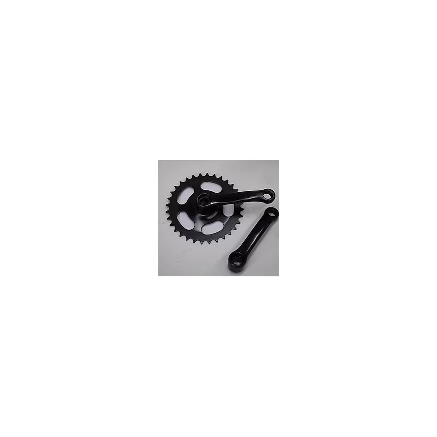 BMX BİSİKLET 36 T AYNAKOL KÖŞELİ MODEL SİYAH RENK BMX ORTA DİŞLİ