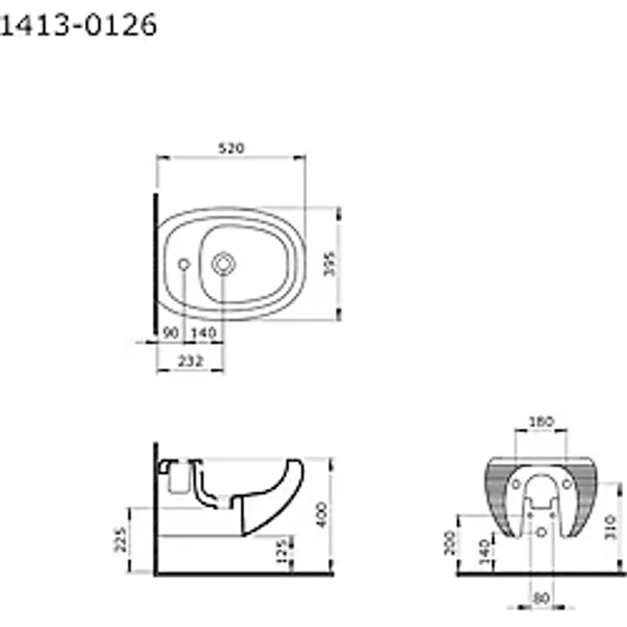 Bocchı Bocchi Strata Asma Bide Beyaz - 1413-001-0120