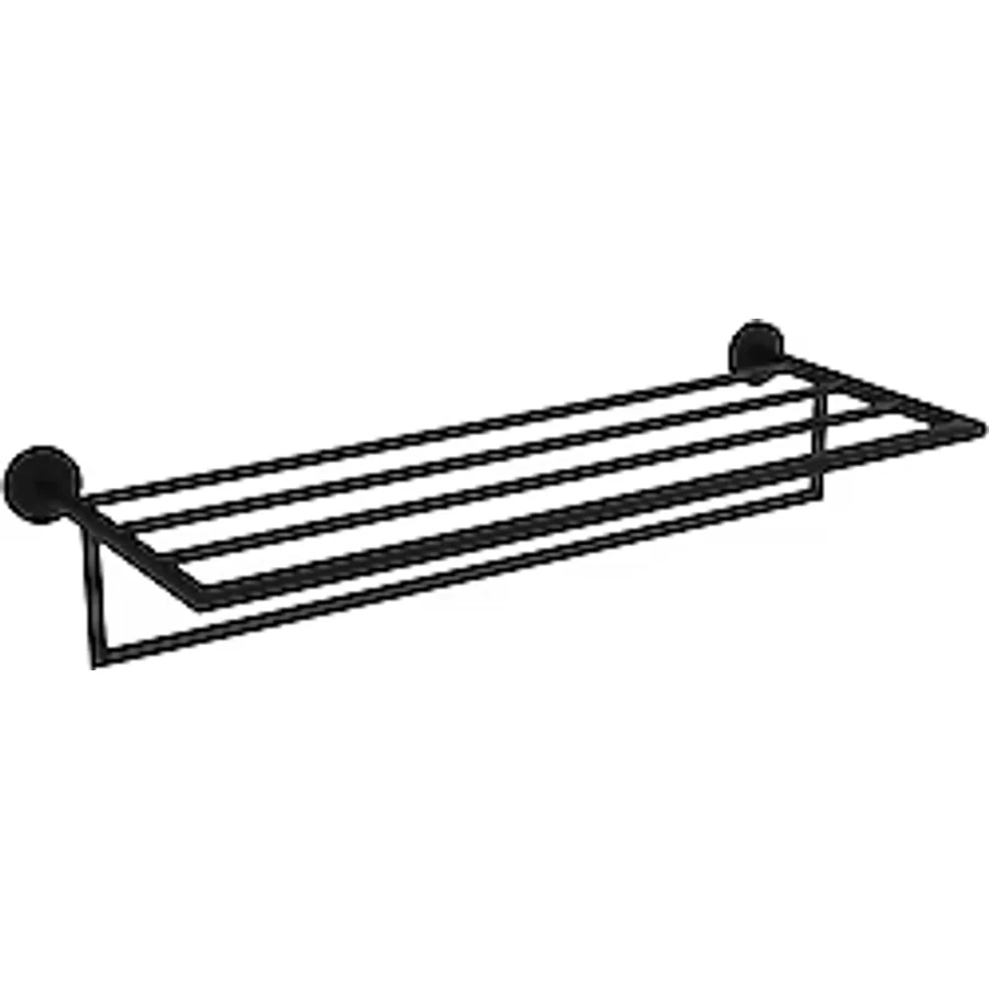 Bocchi Piave 3057-0011-AB 600 mm Mat Siyah Havlu Rafı