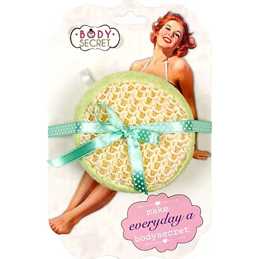 Bodysecret Yuvarlak Banyo Süngeri Yeşil