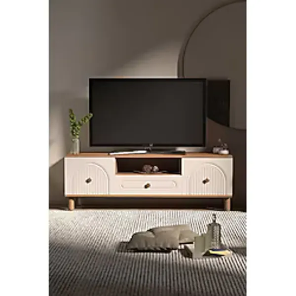 Bohem Tv Ünitesi 150 Cm N Çizgili Mdf Kapak - 150 Cm N Çizgili 150 Cm N Çizgili