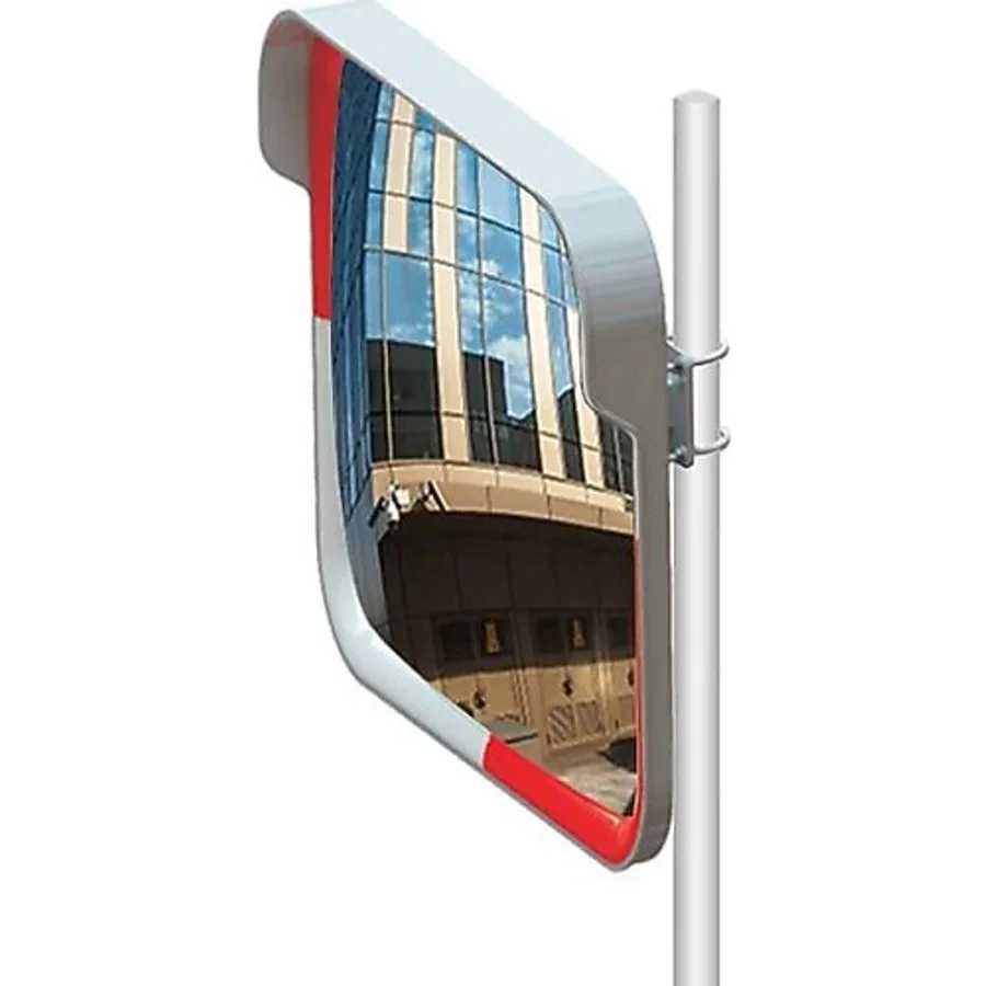 Bombeli Güvenlik Aynası Otopark Aynası Akrilik Trafik Aynası Ankara 40X60 Cm Ve 2M Ayna Direği