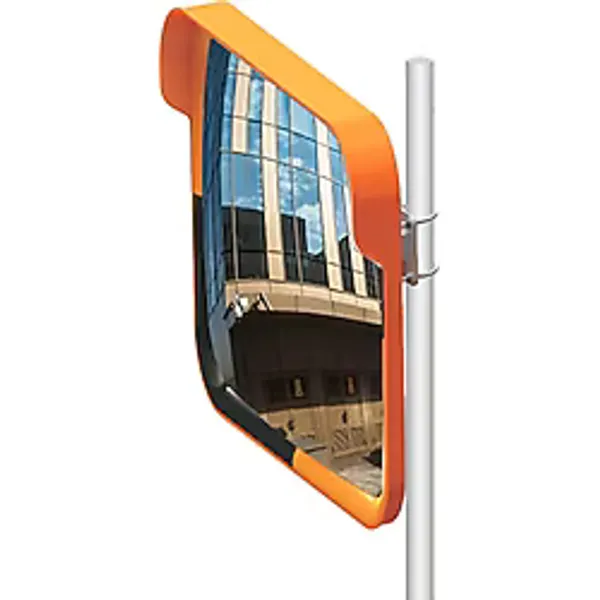 Bombeli Güvenlik Aynası Otopark Aynası Akrilik Trafik Aynası Ankara 40X60 Cm Ve 3M Ayna Direği