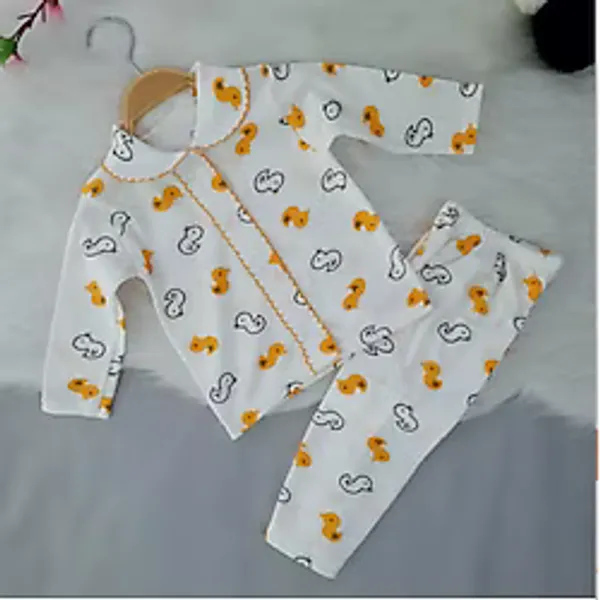 BOMBİX KİDS Düğmeli ikili Bebek Pijama Takımı