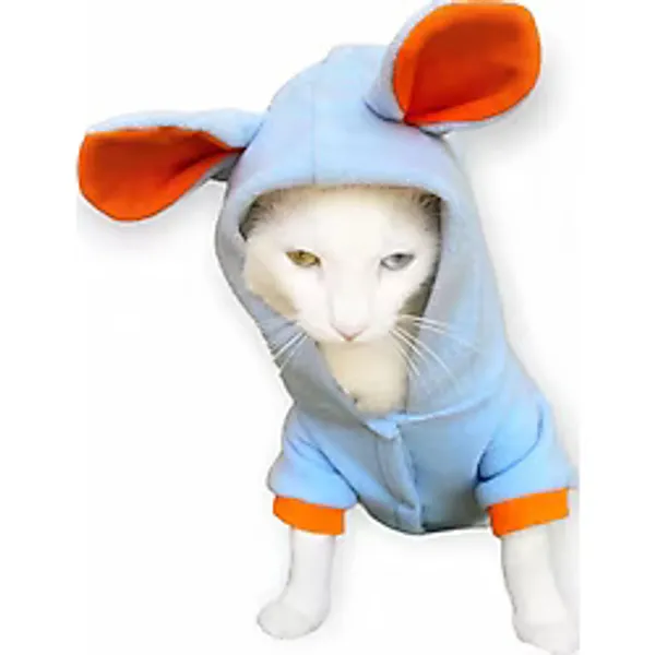 Bon Bunny Blue Kulaklı Kedi Tulumu,Kıyafeti