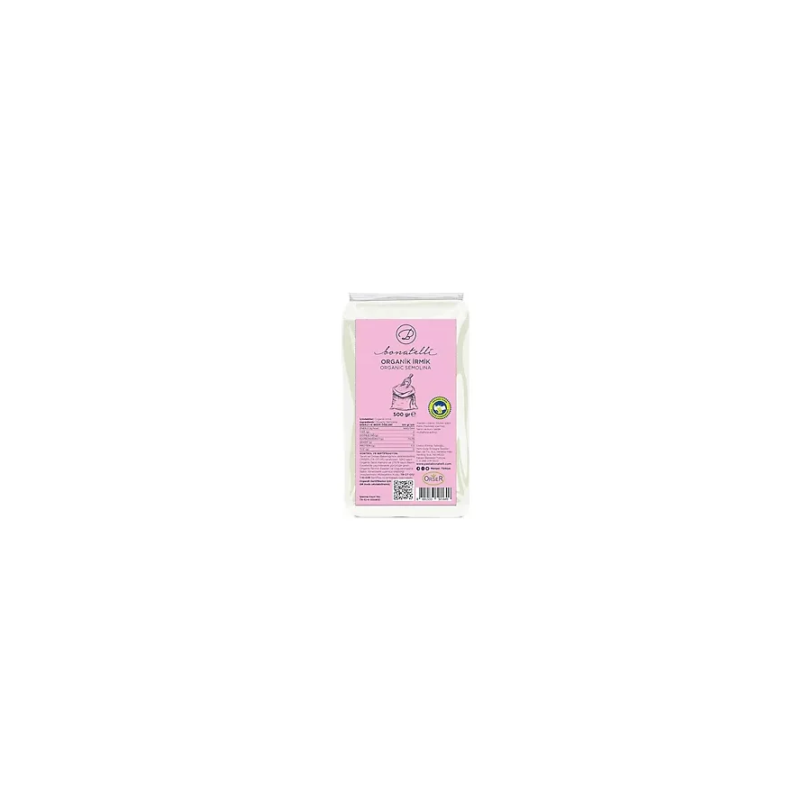 Bonatelli Organik İrmik 500 gr