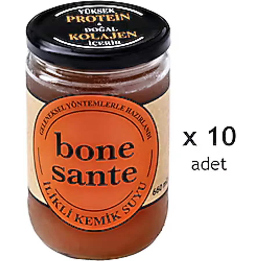 Bone Sante 660 ml 10'lu İlikli Kemik Suyu
