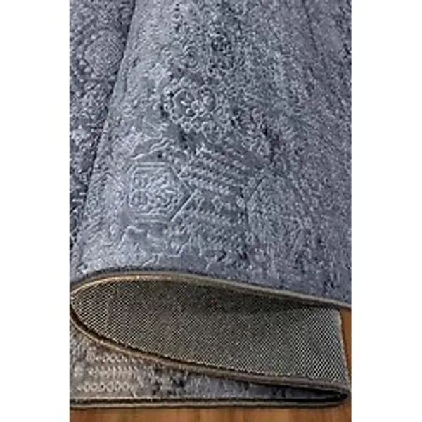 Bonny Home Nova Antrasit Leke Tutmaz Yıkanabilir Kaymaz Çocuk Odası Halısı, 100 x 250 cm