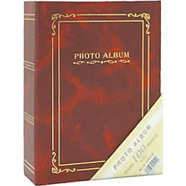 Bordo 100 lük 10x15 cm Fotoğraf Albümü