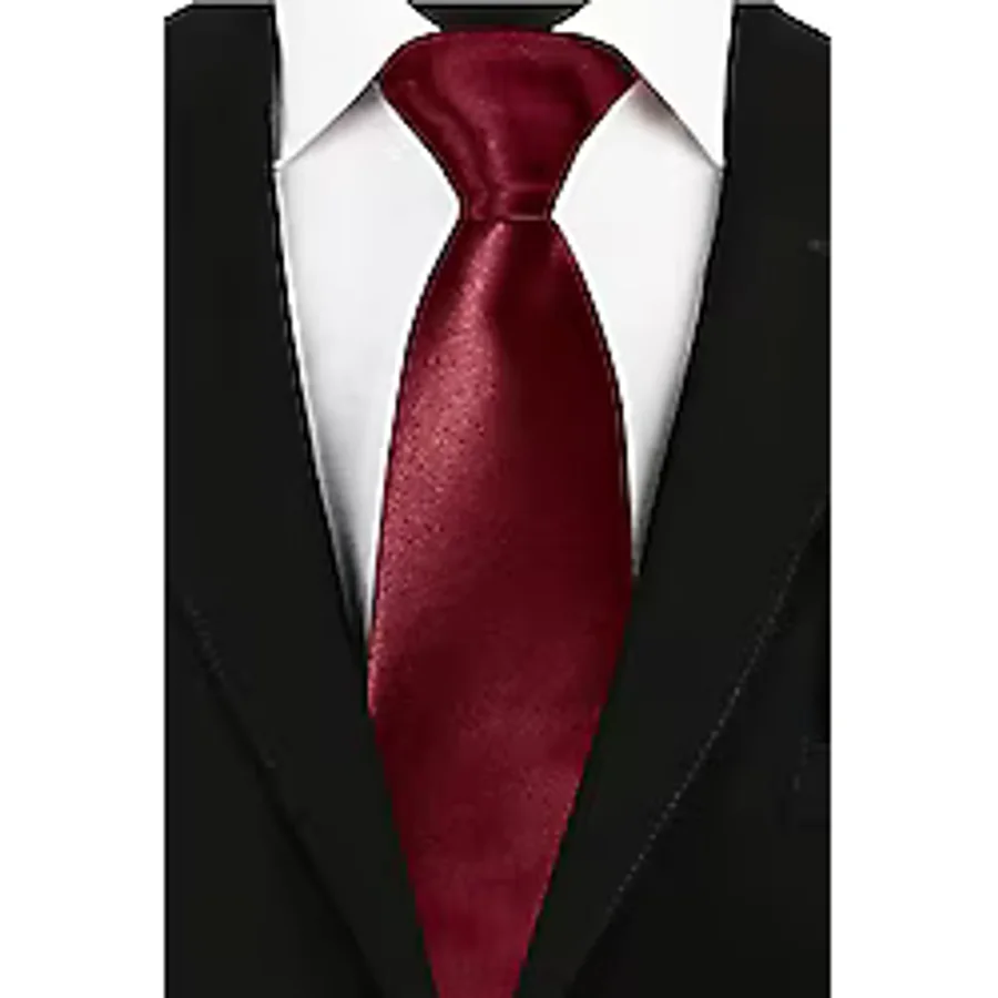 Bordo Ayarlanabilir Saten Çocuk Kravat