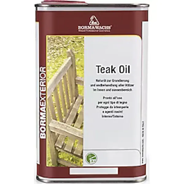 Borma Wachs Teak Oil - Tik Yağı - 5 Litre - Light Mahogany