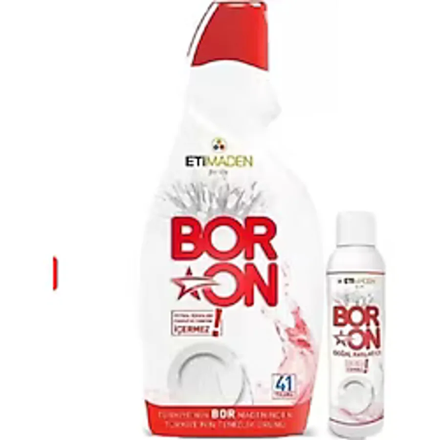 Boron Etimaden Boron Jel Bulaşık Makinesi Deterjanı 820 Ml+Doğal Parlatıcı(41 Yıkama)
