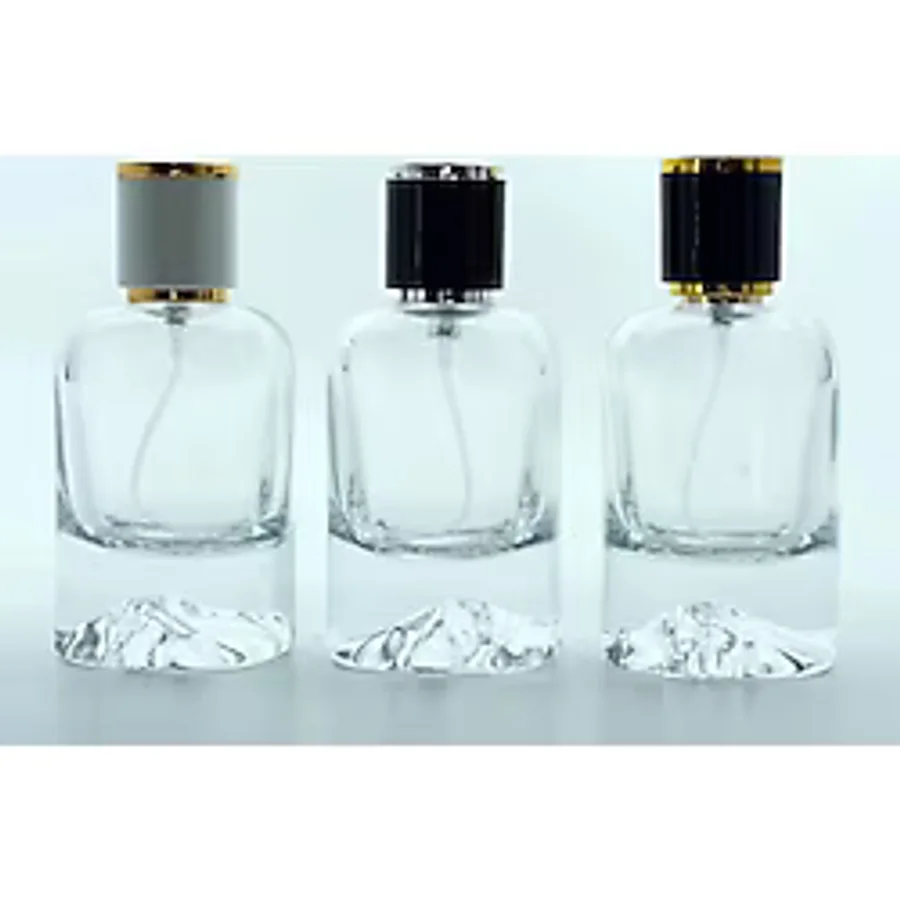 BOŞ PARFÜM ŞİŞESİ 50 ML MOUNT(DAĞ) (2 ADET) (SPREY APARAT İLE KAPATILIR-KOLAY KAPAMA) BOŞ ŞİŞE