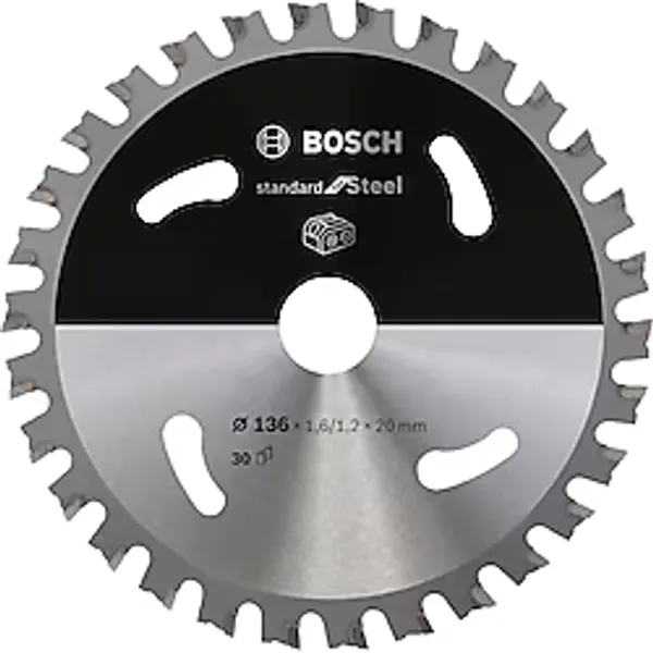 Bosch 136 x 20 mm Metal Kesen Daire Testere Bıçağı 2608837746