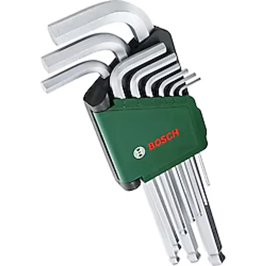 Bosch 1600A02BX9 9 Parça Hex Alyan Anahtar Takımı