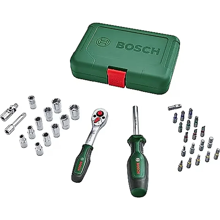 Bosch 1600A02BY1 34 Parça Cırcırlı Tornavida ve El Aletleri Seti