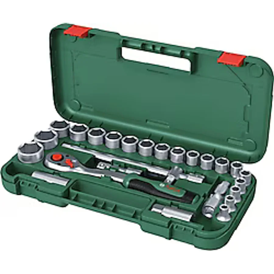 Bosch 1600A02Z9F 1/2'' Cırcırlı 25 Parça Lokma Takımı