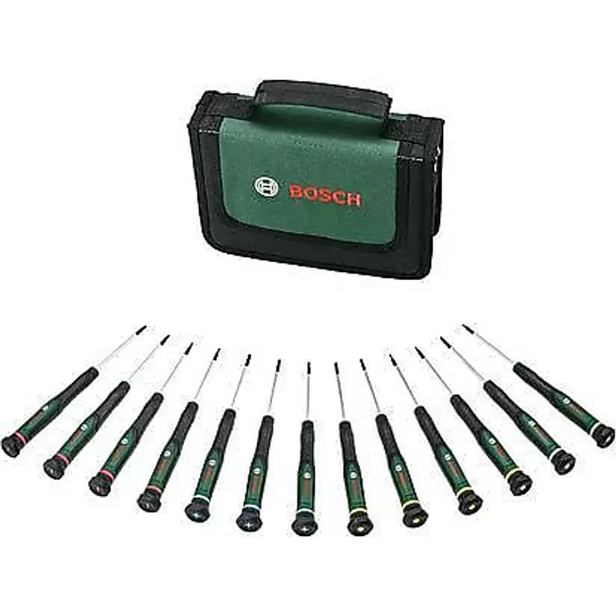 Bosch 1600A02Z9N 12 Parça Hassas Tornavida Seti