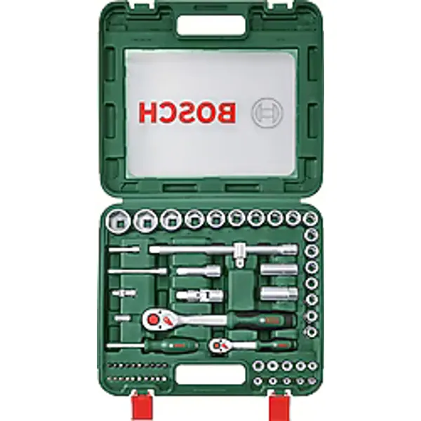Bosch 1600A039J8 1/4" + 1/2" 60 Parça Altı Köşe Lokma Takımı