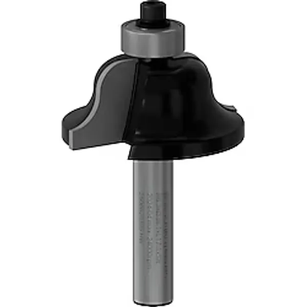 Bosch 2 608 aksesuarı 628 395 profil freze B 8 mm, R1 6,3 mm, B 12,7 mm, L 17,4 mm, G 61 mm