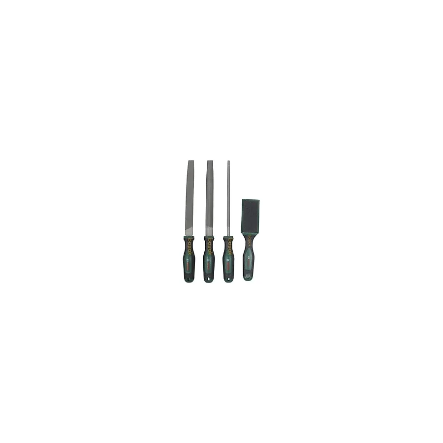Bosch 200 mm 3'lü Metal Eğe Seti 8'' Orta Diş + Eğe Fırçası 1600A034GM