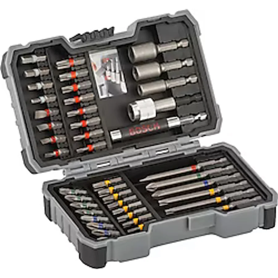 Bosch 2607017164 43 Parça Vidalama Ucu + Lokma Anahtar Seti