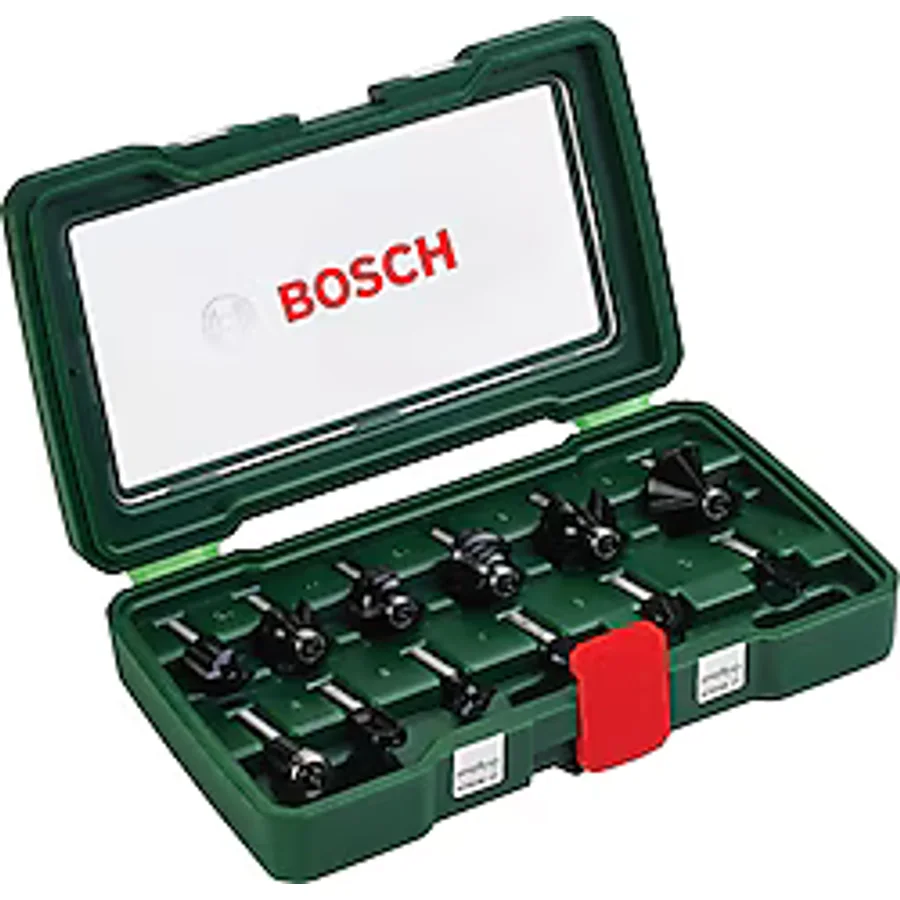 Bosch 2607019466 12 Parça 8 mm Şaftlı Freze Ucu Seti