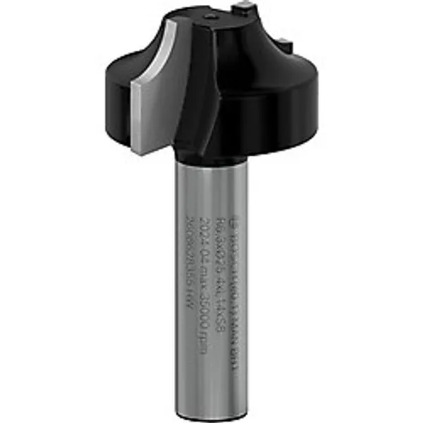 Bosch 2608628355 aksesuarı profil freze e 8 mm, R1 6,3 mm, D 25,4 mm, L 14,3 mm, G 46 mm