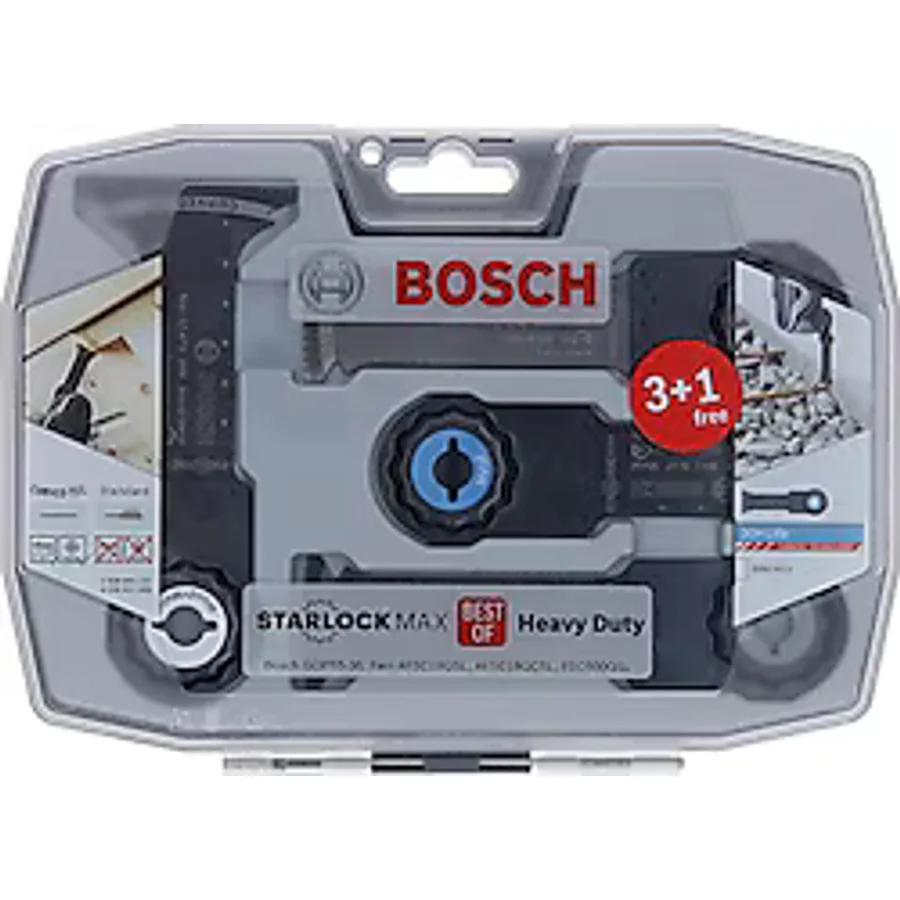 Bosch 2608664132 Best of Heavy Duty 3+1 Set