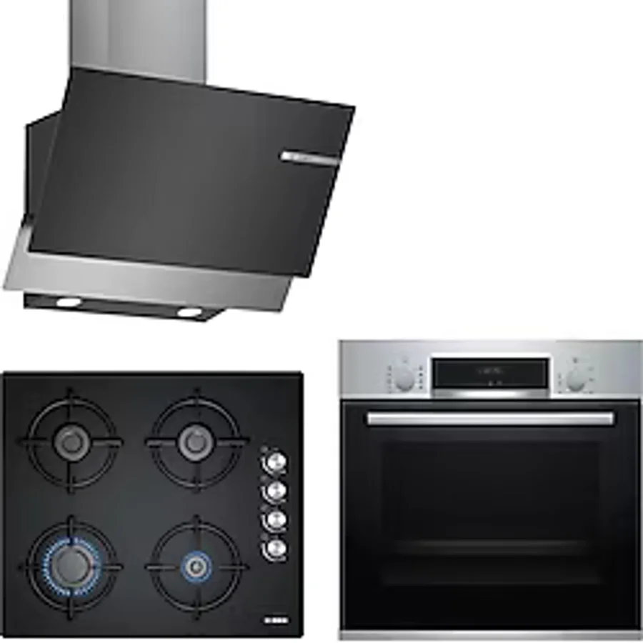 Bosch 3'lü Ankastre Set HBF534ES0T + POP6C6O10O + DWK65AD60R