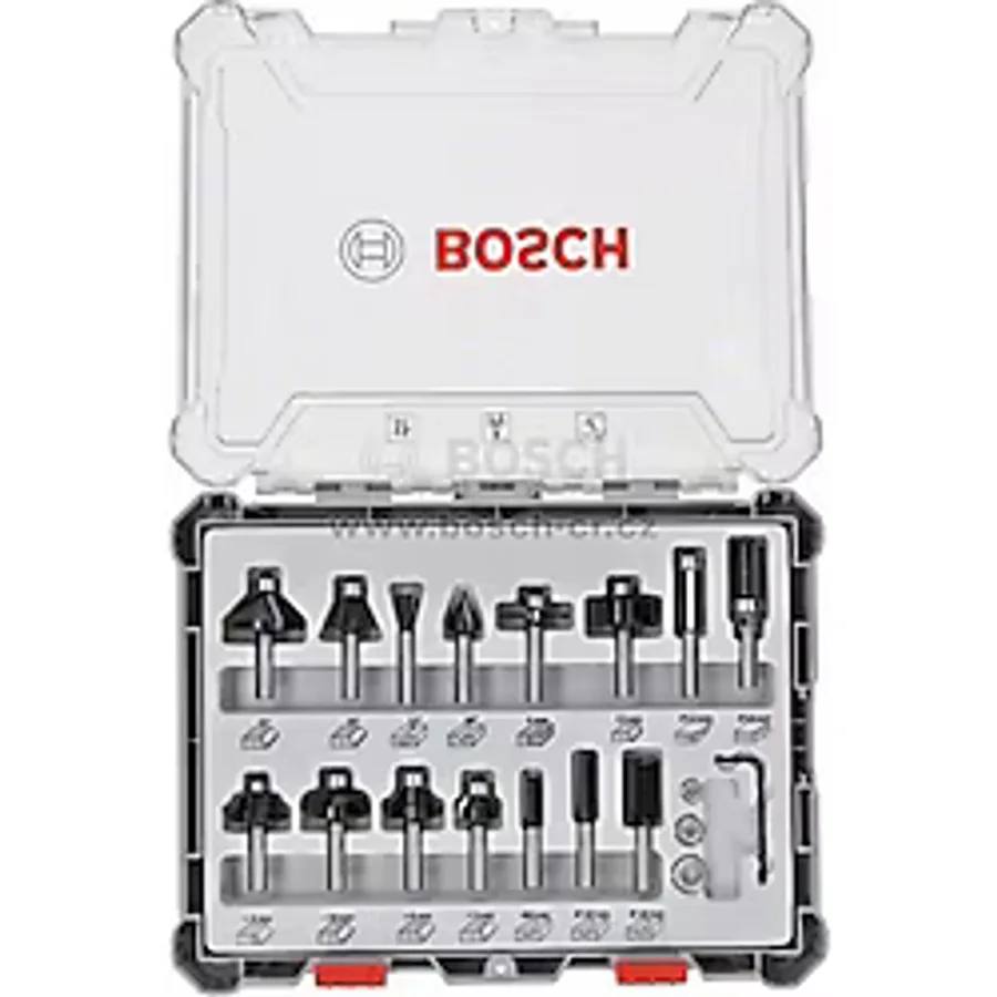 Bosch 30 Parça Karışık Freze Ucu Seti 6 mm Şaft