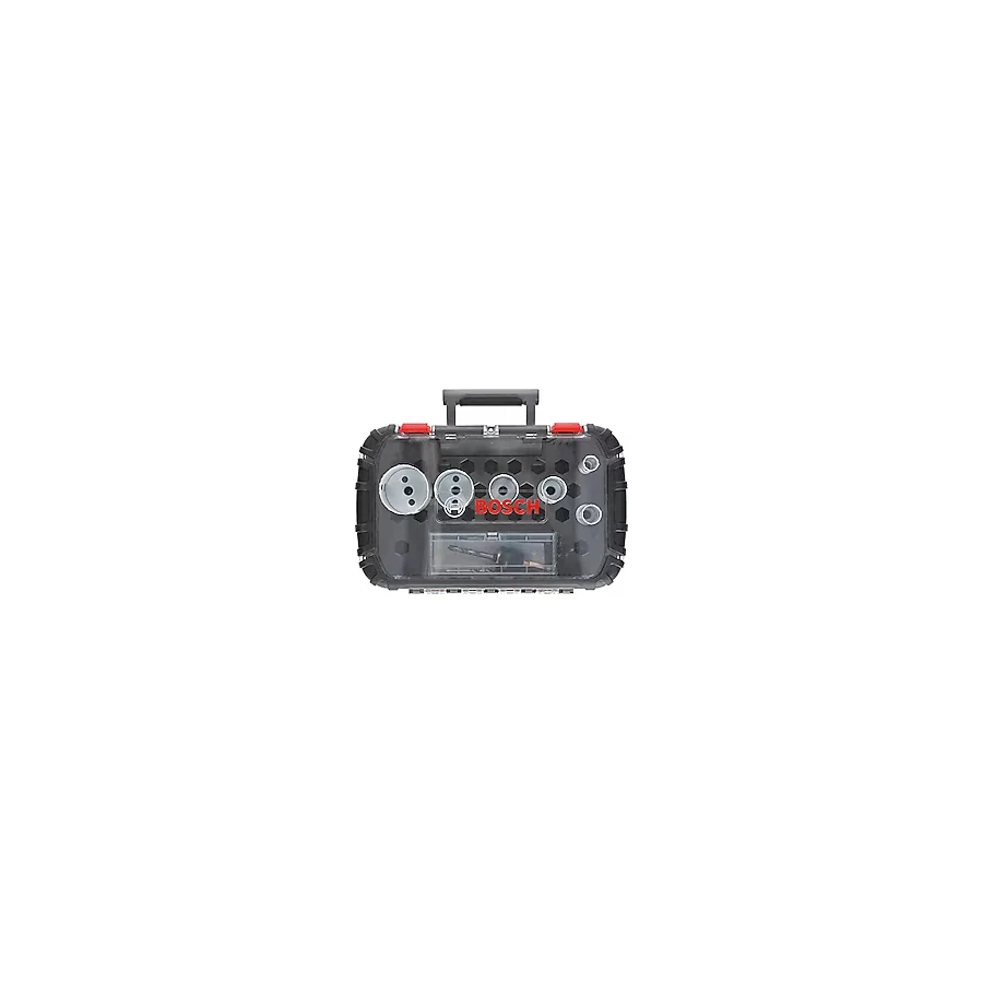 Bosch Accessories Professional 9 parçalı delik testeresi Progressor for Wood Metal set sıhhi tesisat tesisatı tesisatı tesisatı (ahşap ve metal için, Ø 20-64 mm, matkap aksesuarı)