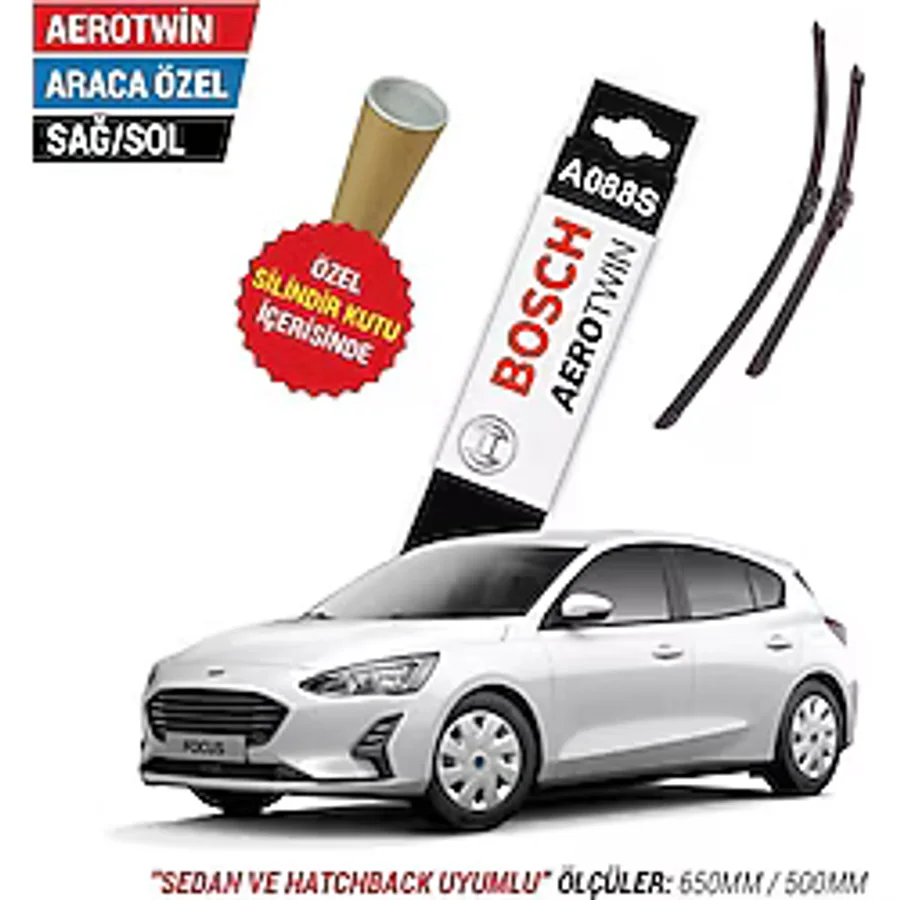 Bosch Aerotwin A088S Ford Focus 4 Silecek Takımı (2019-2024)