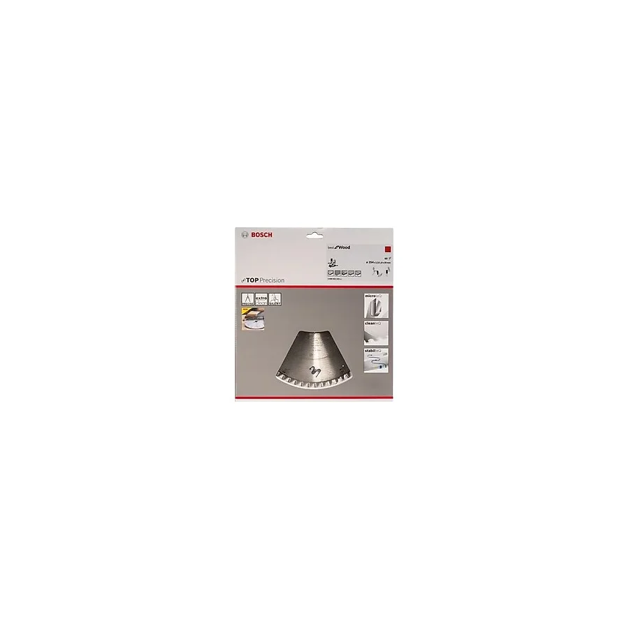 Bosch - Best Serisi Hassas Kesim Ahşap için Daire Testere Bıçağı 254x30 mm 60 Diş 2608642102