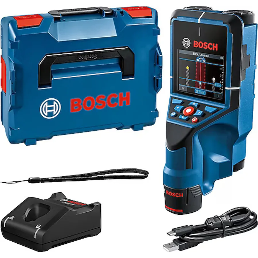 Bosch D-Tect 200 C 2 Ah Akülü L-Boxx 136 Çantalı Duvar Tarama Cihazı