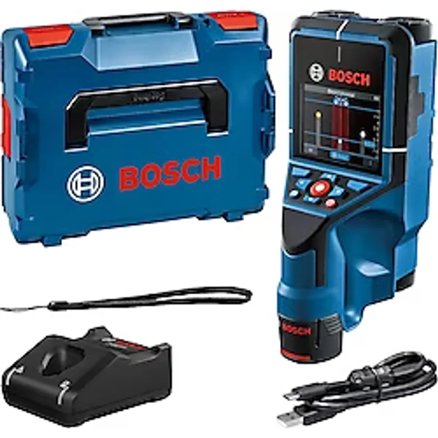 Bosch D-Tect 200 C 2 Ah Akülü L-Boxx 136 Çantalı Duvar Tarama Cihazı
