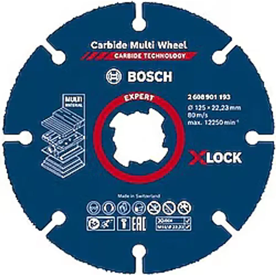 Bosch Expert Carbide Multi Wheel X-Lock 2608901193 125x22.23 mm Kesici Disk