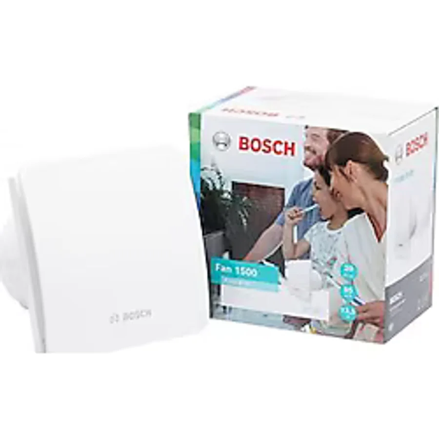 BOSCH F1500 DH W100 Nem Sensörlü ve Zaman Ayarlı Banyo Fanı Aspiratörü 95 m3h