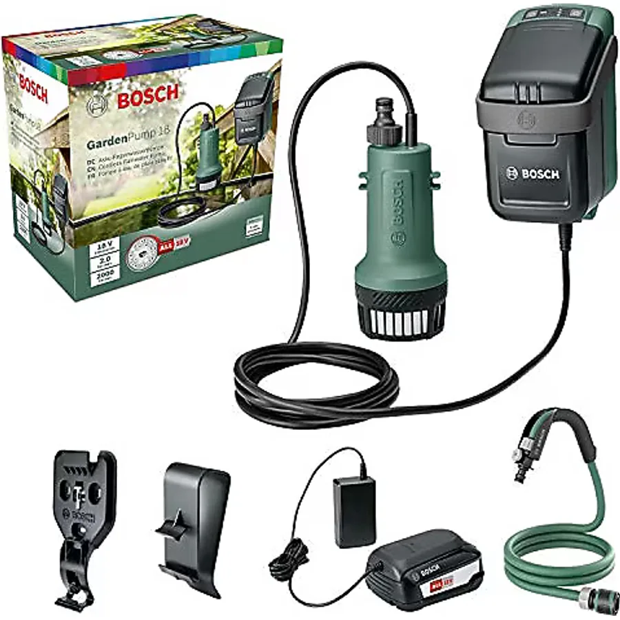 Bosch Gardenpump 18 Tek Akülü 2.5 Ah Bahçe Pompası