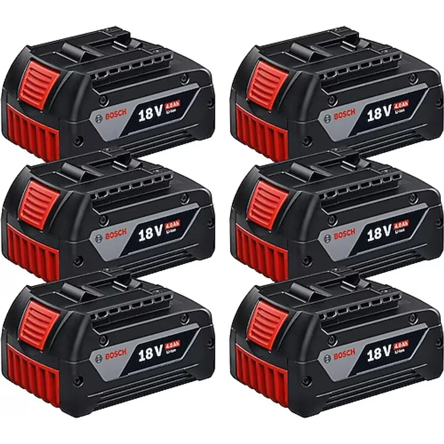 Bosch GBA 18V 4.0 Ah Kartuş Akü x6