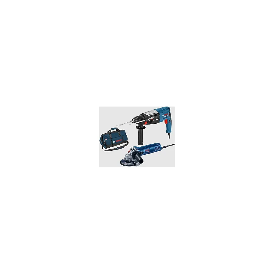 Bosch GBH 2-28 880 W Pnömatik Elektrikli El Aletleri Seti + GWS 9-115 900 W Avuç Taşlama Makinesi + Hediye Professional Alet Çantası