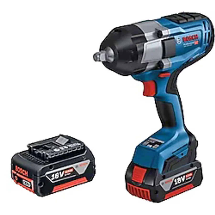 Bosch GDS 18V-1000 Çift Akülü 5 Ah Darbeli Somun Sıkma Makinesi
