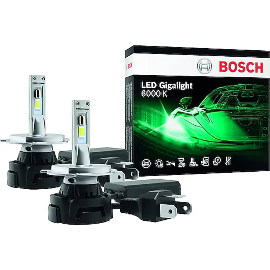 Bosch Gigalight H4 12 V 30 W 6000 K Beyaz Işık Led Xenon Far