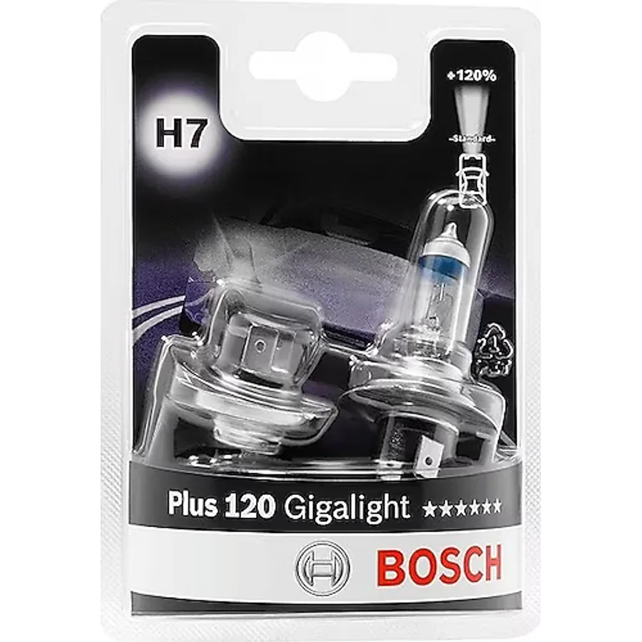 Bosch Gigalight Plus 120 H7 Ampül 2'li Set