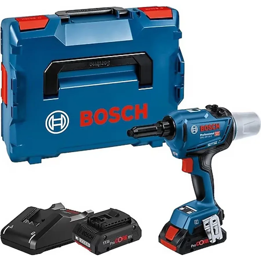 Bosch GRG 18V-16 C Çift Akülü 4 Ah Perçin Tabancası