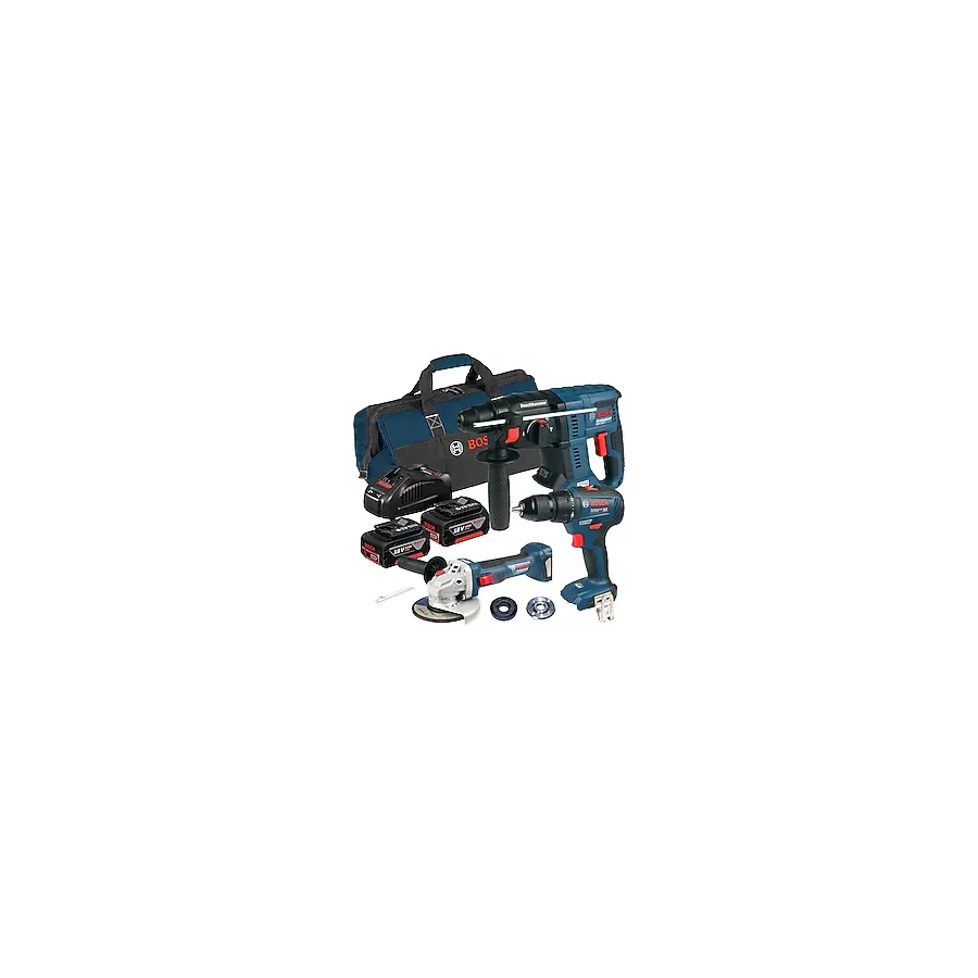 Bosch GSR 18V-50 + GBH 180 + GWS 180 18 V 5.0 Ah Elektrikli El Aletleri Seti