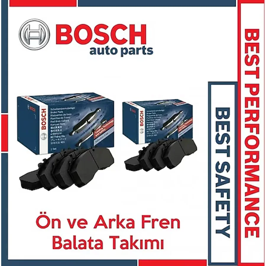 Bosch Honda Civic Fc5 2017-2021 Ön Ve Arka Fren Balata Takımı