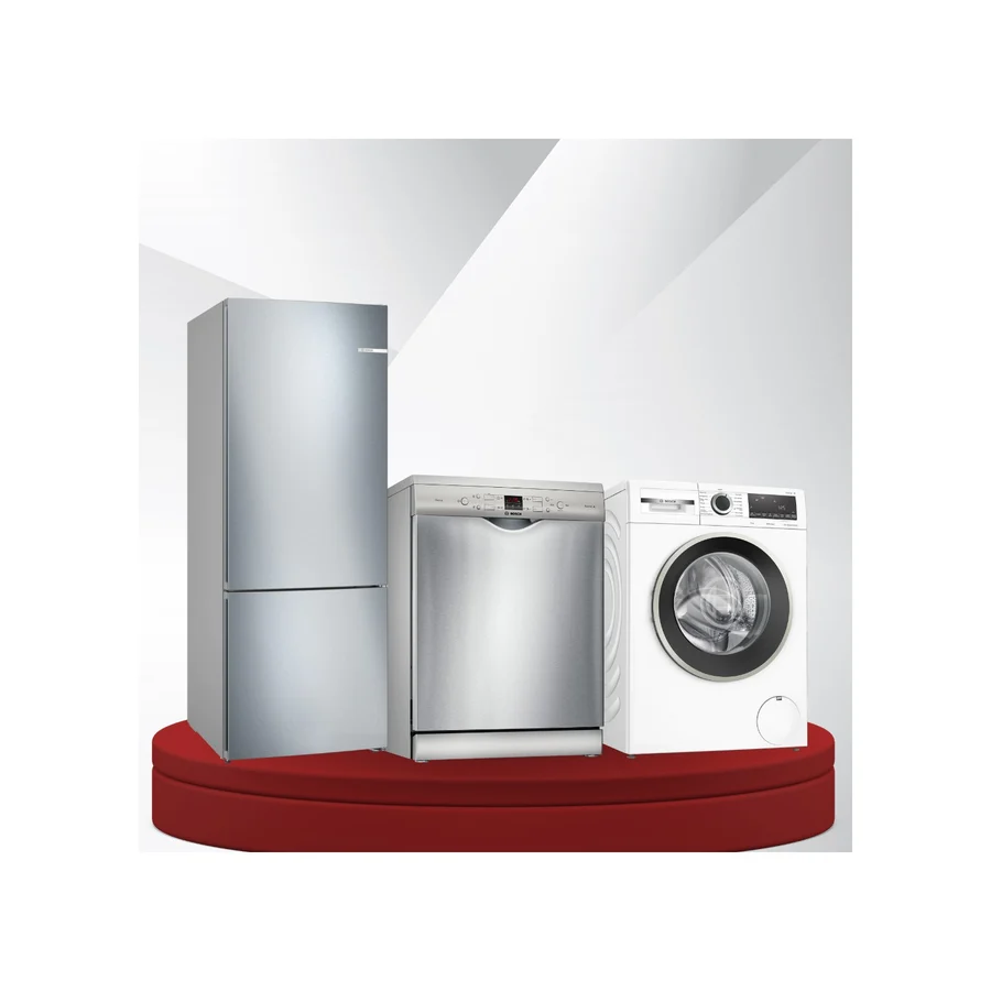 Bosch KGN55VIE0N-SMS26DI00T-WAN24200TR Beyaz Eşya Set