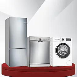 Bosch KGN55VIE0N-SMS26DI00T-WAN24200TR Beyaz Eşya Set